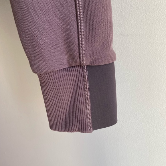 Athleta Recover Hoodie Sweatshirt Size S Smoked Almond Purple Brown Pullover - Picture 5 of 11